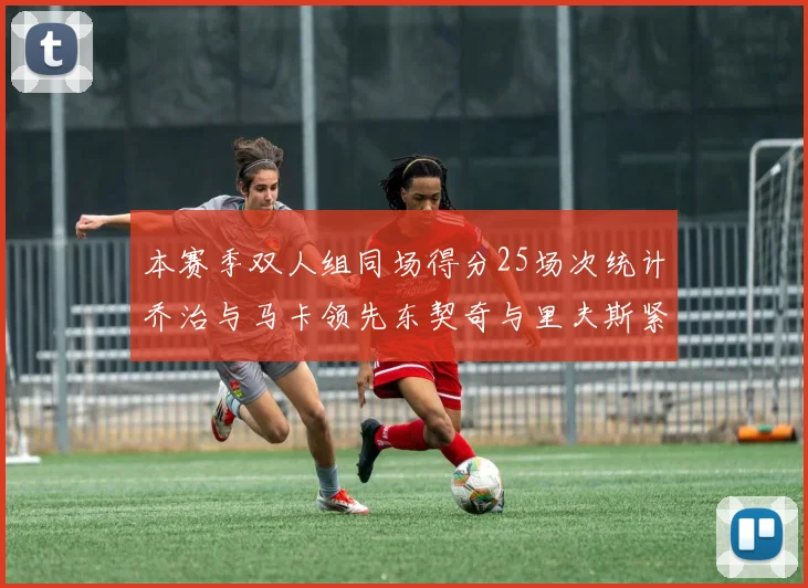 本赛季双人组同场得分25场次统计乔治与马卡领先东契奇与里夫斯紧随其后